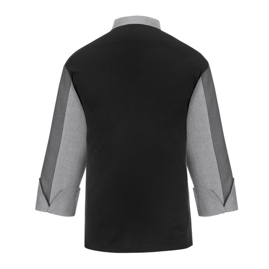 Unisex-Kochjacke Jimmy – Graumeliert – Bild 2