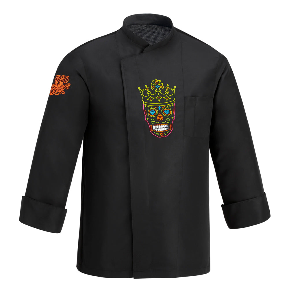 Unisex-Kochjacke The Crown – Black The Crown – Bild 1