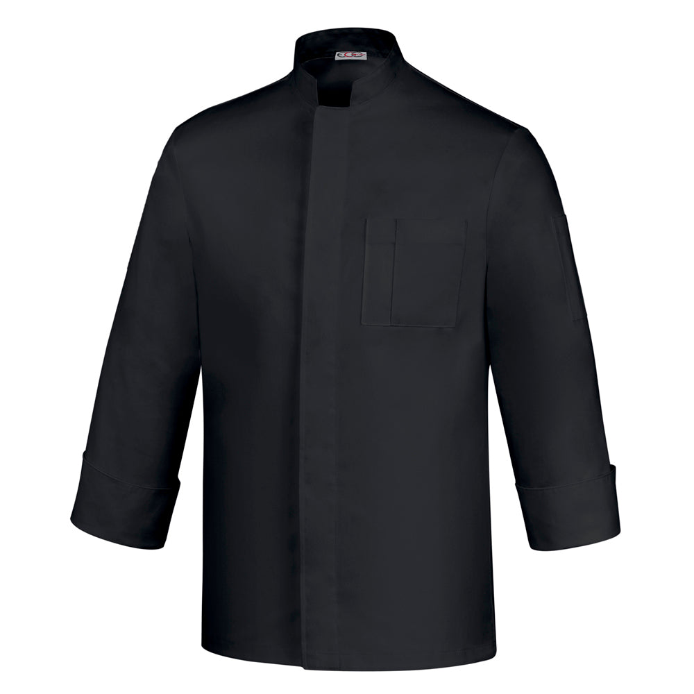 Unisex-Kochjacke Daniel – Schwarz – Bild 1