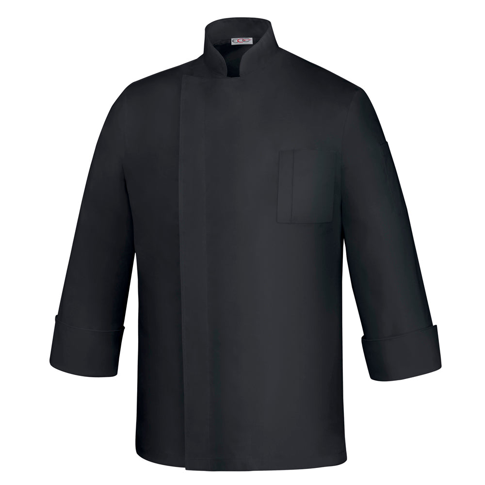 Unisex-Kochjacke Sheldon – Schwarz – Bild 1