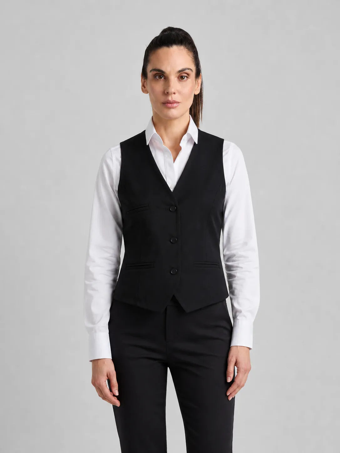 Weste Garda Lady Classic mit regulierbarer Rückenweite – schwarz – Farbcode 1011 – Bild 1