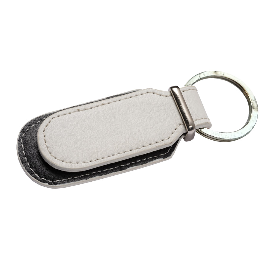 Schlüsselanhänger aus Metal + pu