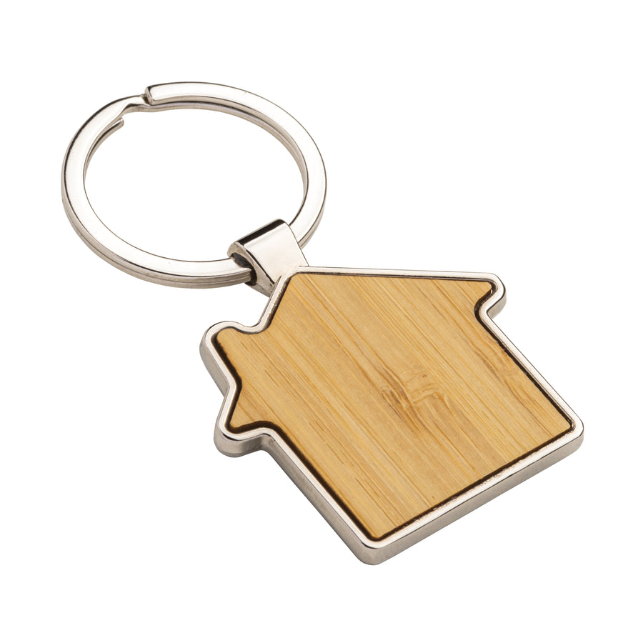 Schlüsselanhänger aus Bamboo + metallo