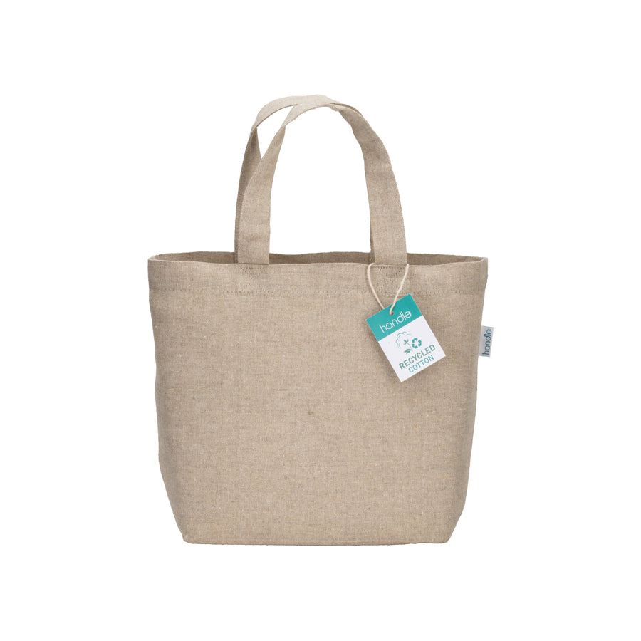 Taschen & Rucksäcke aus recycelter Baumwolle, 23 × 10 cm - 150 g/m2
