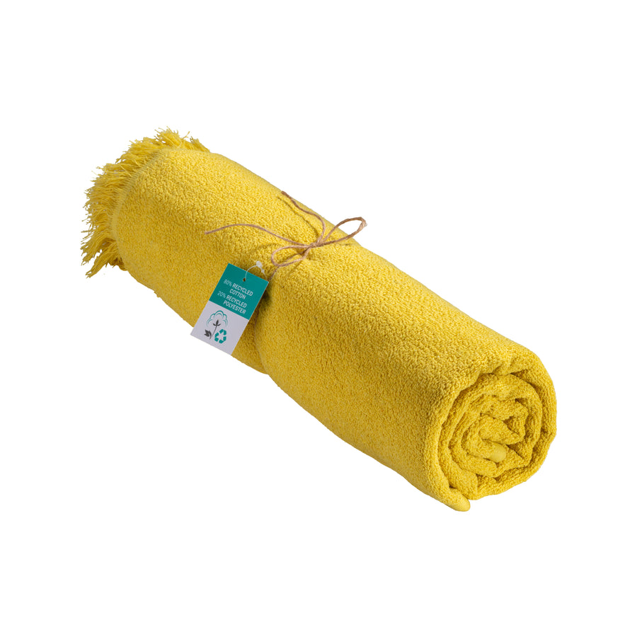 Handtücher aus recycelter Baumwolle + recyceltem Polyester, 90 × 170 cm - 360 g/m2