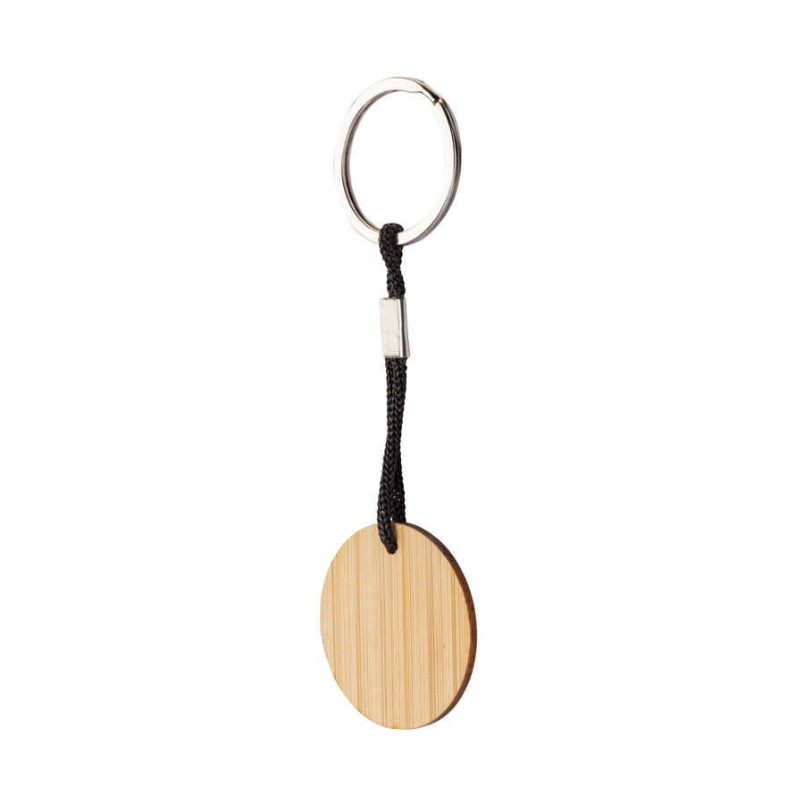 Schlüsselanhänger aus Bamboo + metallo