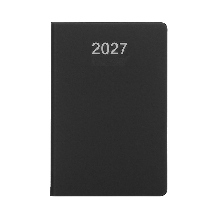 Agenda giornaliera 2027. Copertina flessibile in soft PU e bordo pagine colorato aus Pu + paper - 176 g/m2