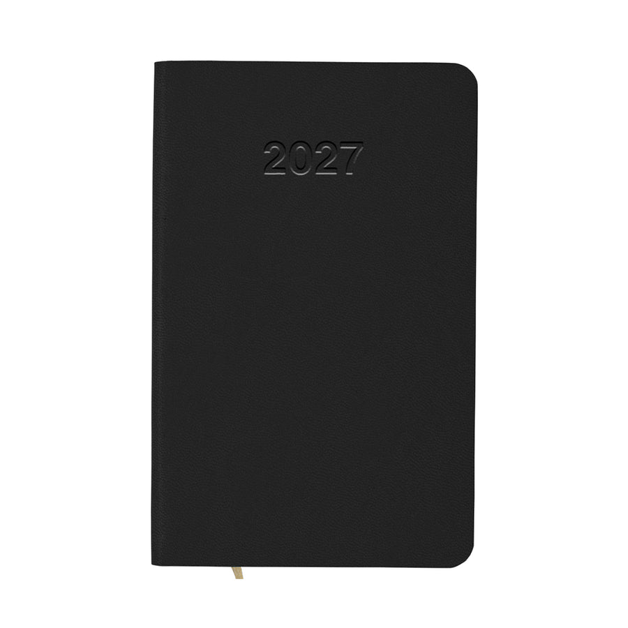 Agenda tascabile settimanale 2027 con copertina flessibile in PU termovirante aus Pu - 64 g/m2
