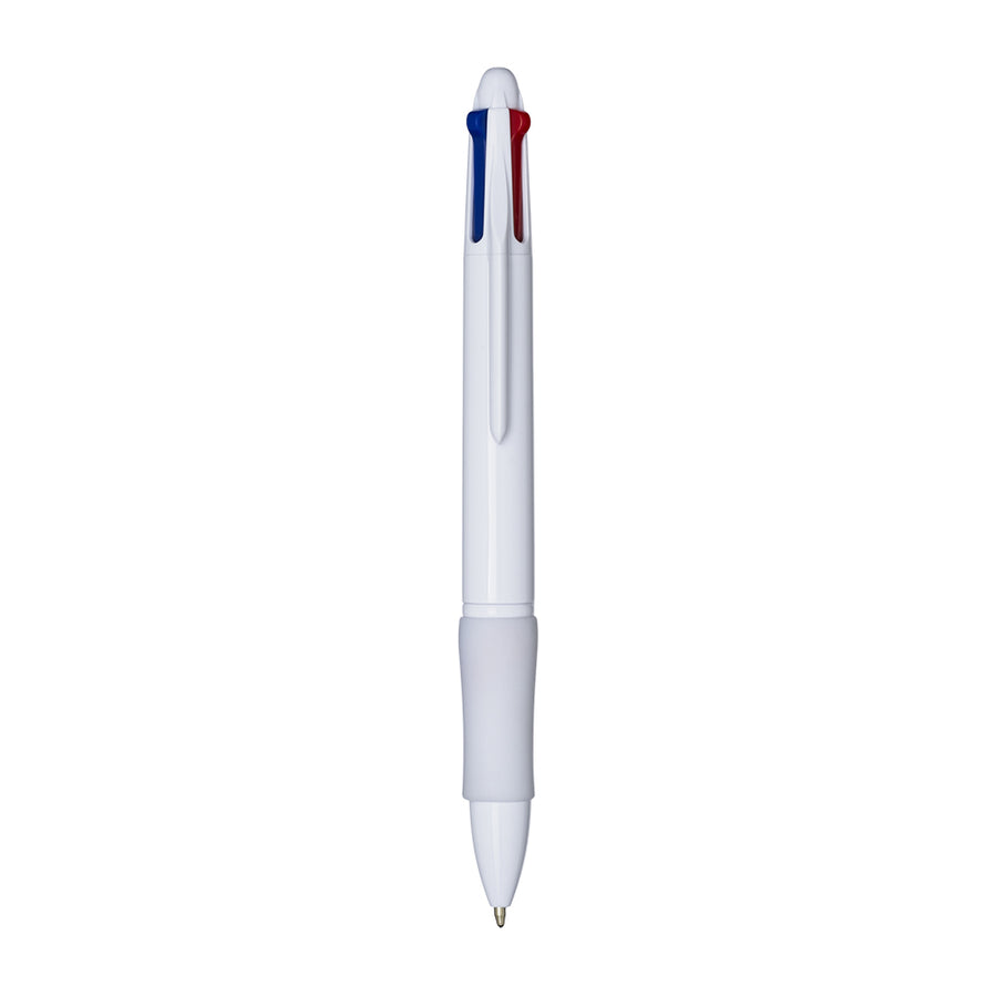 Penna a scatto in plastica 4 refill. Impugnatura gommata aus Plastic