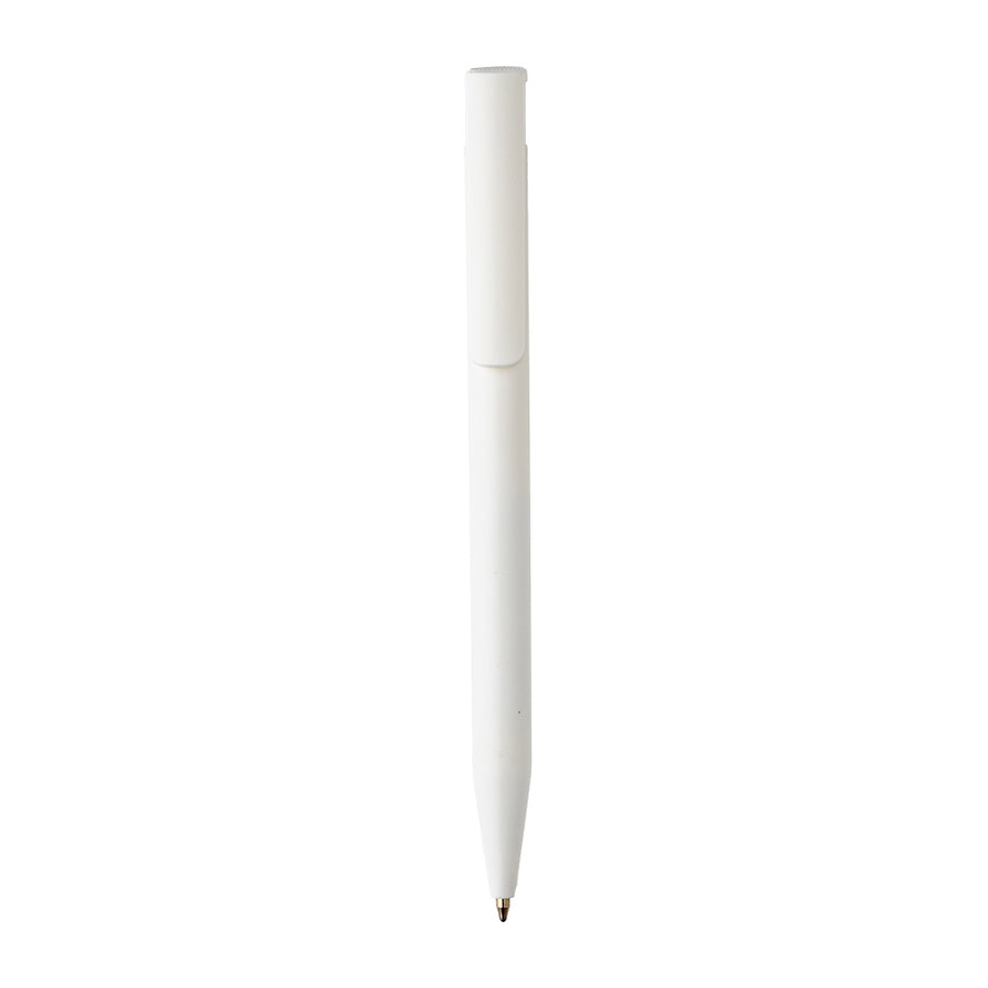 Penna a scatto in plastica. Inserto colorato metallizzato aus Plastic
