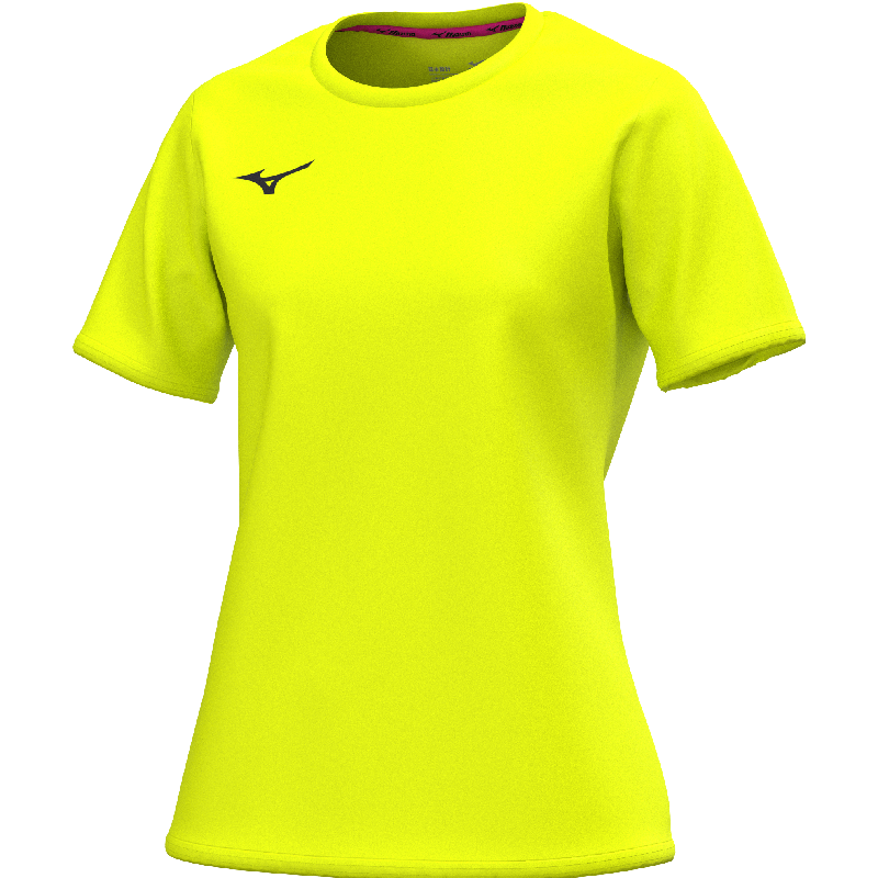 Mizuno Sport-T-Shirt – Damen | 32EAB765 – Neongelb