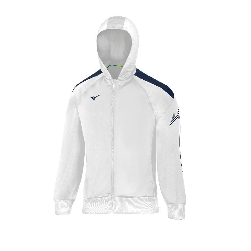 Mizuno Sportjacke MZNRB Track – Damen | 32ECB755 – Weiß/Marineblau