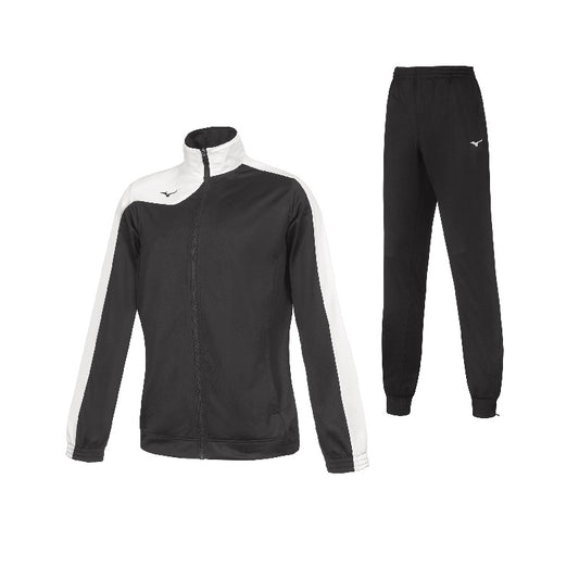 Mizuno Trainingsanzug Kobe Knitted – Damen | 32EG7206C – Schwarz/Weiß