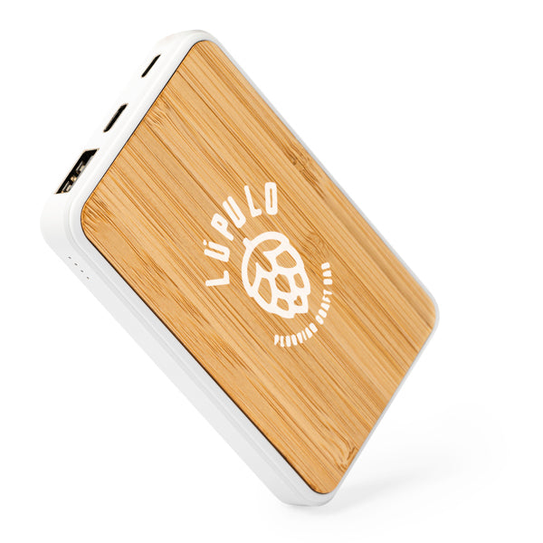 POWER BANKS ROSSUM – aus Kunststoff und Bambus. – Bild 5