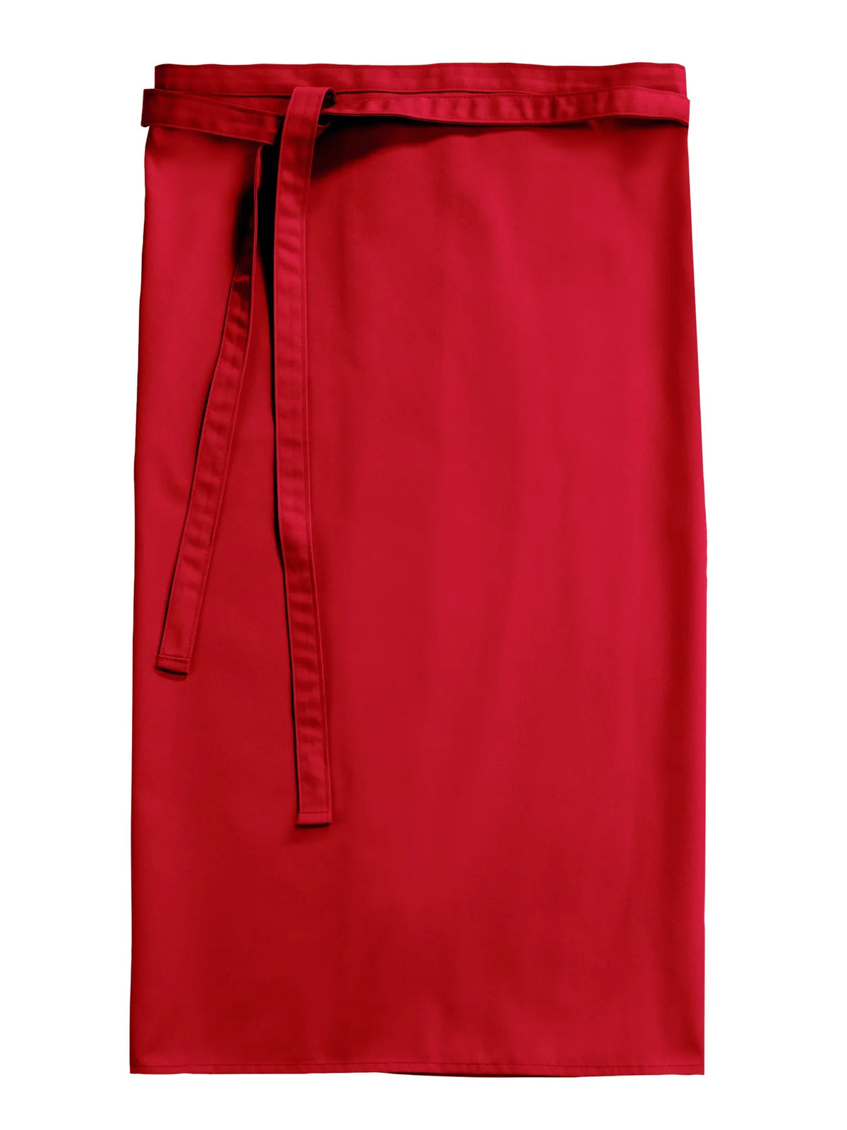 Bistroschürze Roma Classic 80 × 100 cm mit durchgehendem Bindeband – rot – Farbcode 4013 – Bild 1