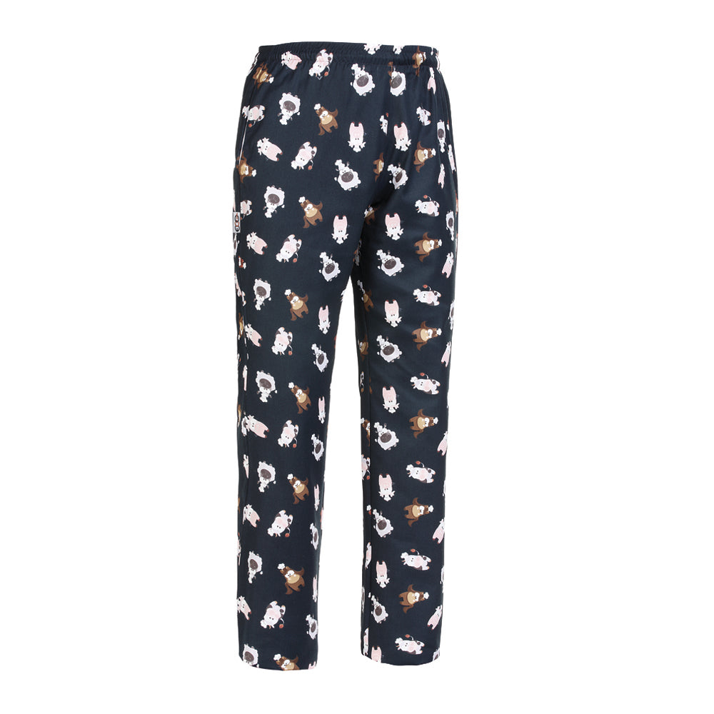 Unisex-Kochhose Coulisse – Puppies – Bild 1