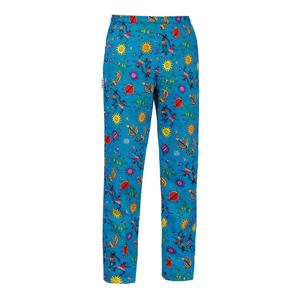 Unisex-Kochhose Coulisse – Batik – Bild 1