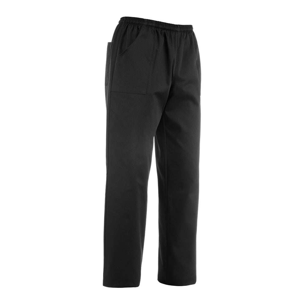Unisex-Kochhose Coulisse Pocket – Schwarz – Bild 1