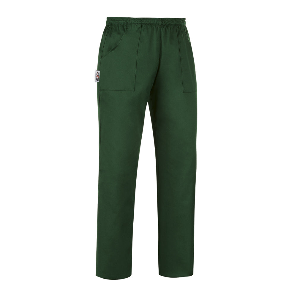 Unisex-Kochhose Coulisse Pocket – Flaschengrün – Bild 1