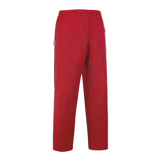 Unisex-Kochhose Coulisse Pocket – Rot – Bild 1