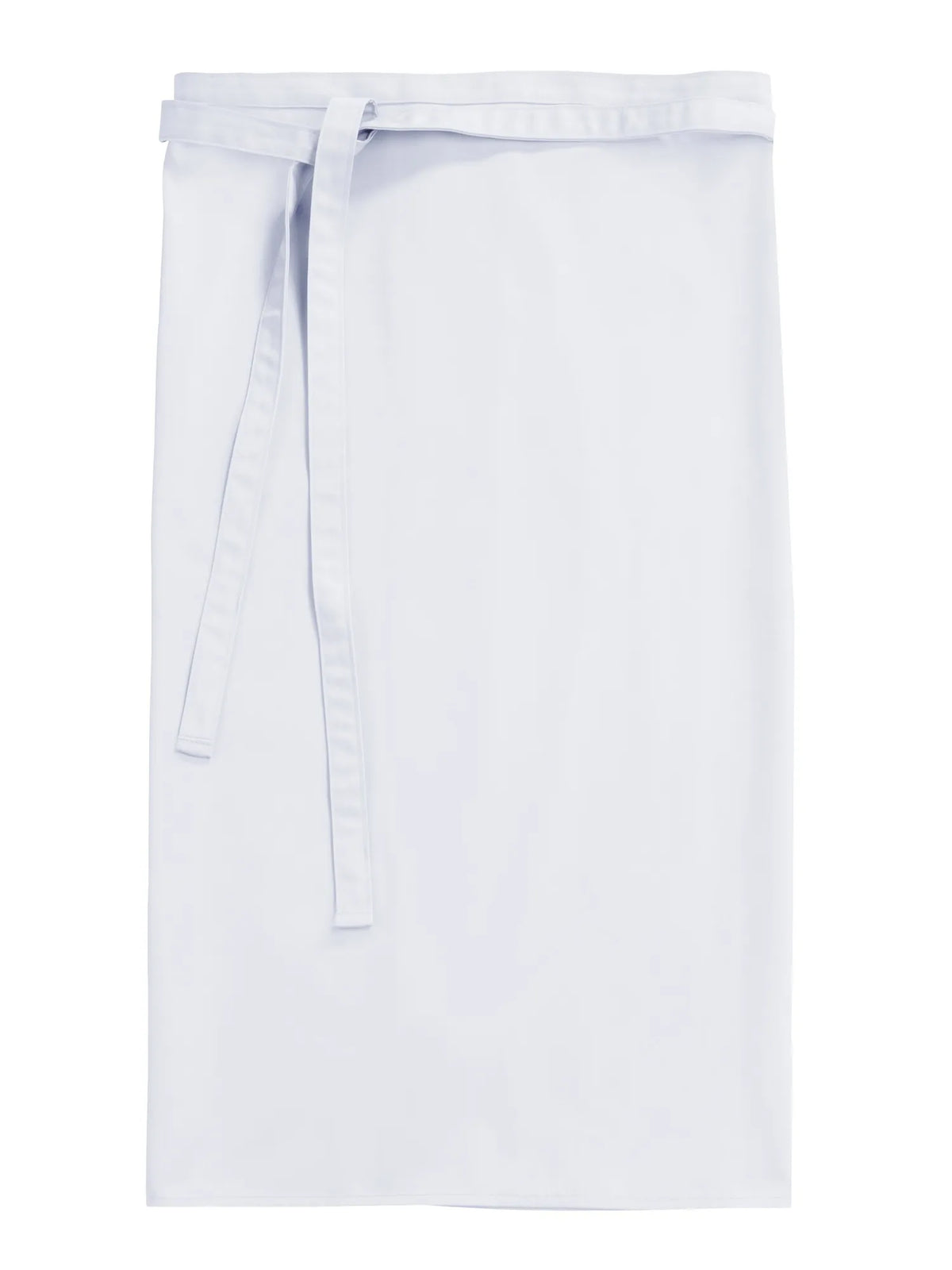 Bistroschürze Roma Classic 80 × 100 cm mit durchgehendem Bindeband – weiß – Farbcode 2000 – Bild 1