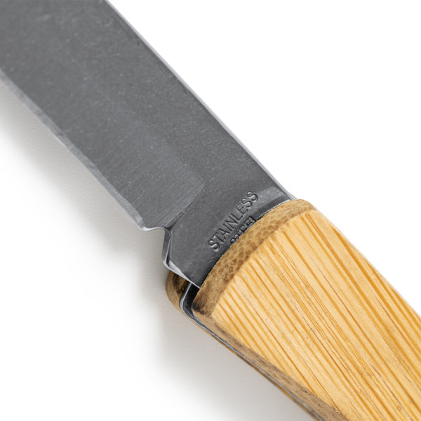TASCHENMESSER KAIDE – aus Rostfreier Stahl und natürlicher Bambus – Bild 3