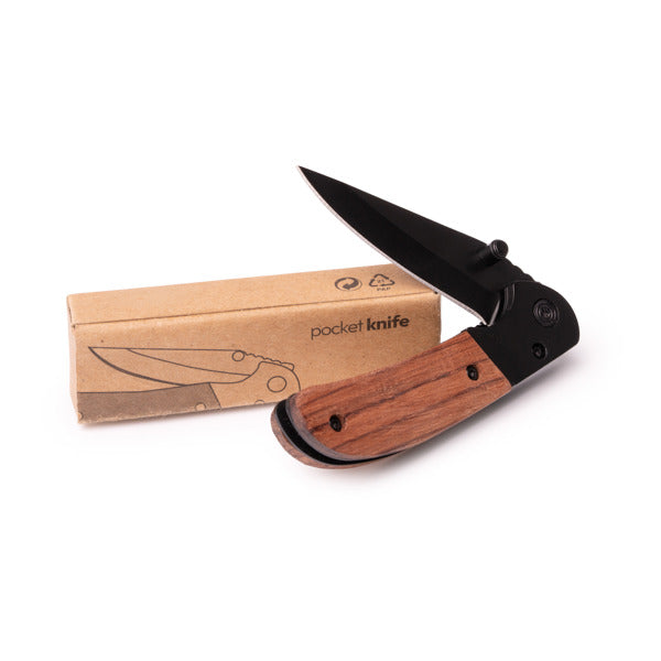 TASCHENMESSER GOLIAT – aus Rostfreier Stahl und natürliches Holz – Bild 4