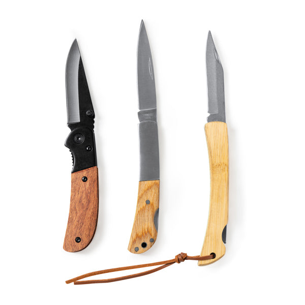TASCHENMESSER GOLIAT – aus Rostfreier Stahl und natürliches Holz – Bild 5