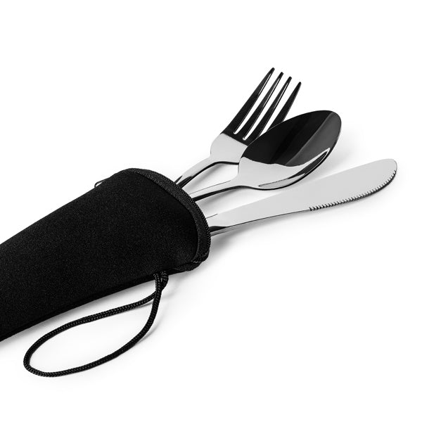 BESTECK BELVER – aus Rostfreier Stahl und Neopren. – Bild 2