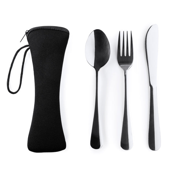 BESTECK BELVER – aus Rostfreier Stahl und Neopren. – Bild 5