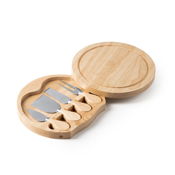 KÄSE-SCHNEIDESETS COMTE – aus Holz und rostfreier Stahl. – Bild 2
