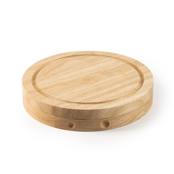 KÄSE-SCHNEIDESETS COMTE – aus Holz und rostfreier Stahl.