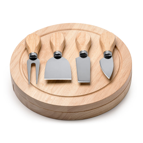 KÄSE-SCHNEIDESETS COMTE – aus Holz und rostfreier Stahl. – Bild 4