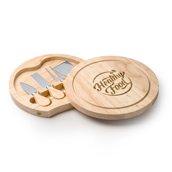 KÄSE-SCHNEIDESETS COMTE – aus Holz und rostfreier Stahl. – Bild 5