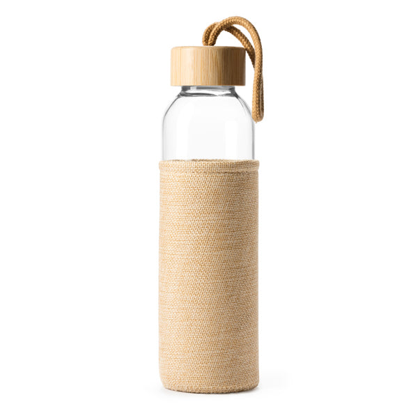 TRINKFLASCHEN SIBU – aus Glas, Jute und Bambus – Bild 1