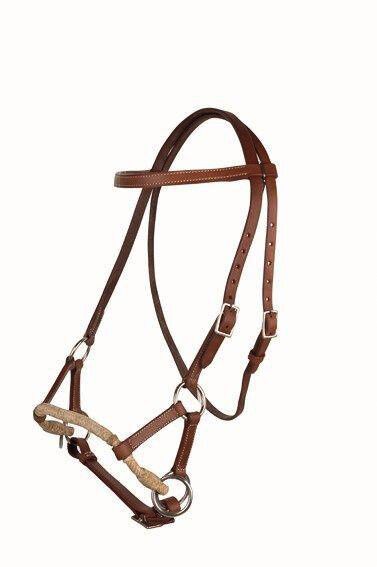 Sidepull 4334 – Nasenteil aus Rinderrohhaut – Bild 2