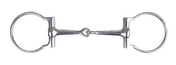 D-Ring Snaffle, einfach gebrochen 4351 – Ringdurchmesser 6,5 cm – Bild 1