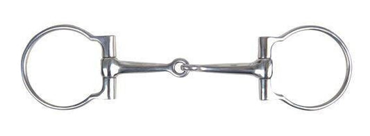 D-Ring Snaffle, einfach gebrochen 4351 – Ringdurchmesser 6,5 cm – Bild 1