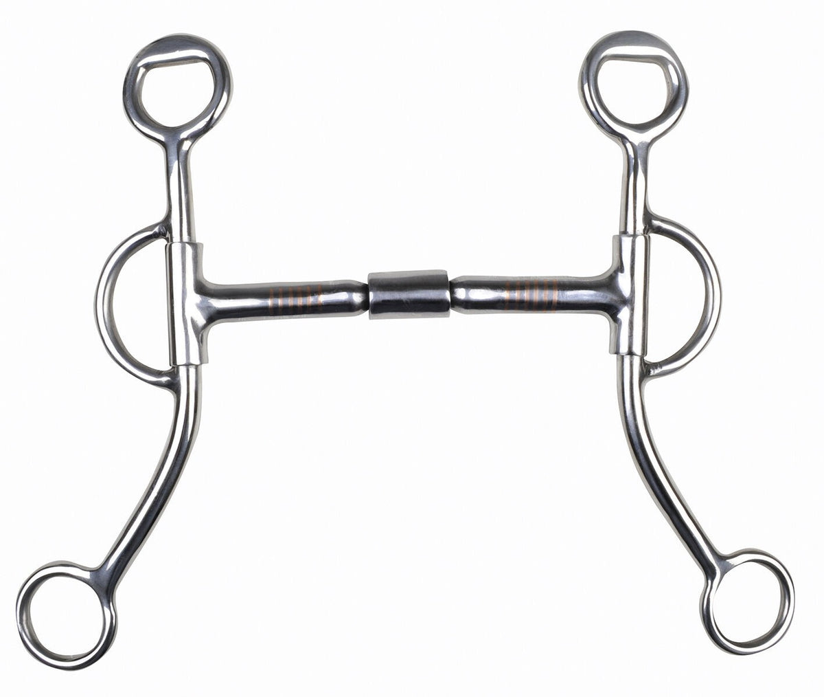 Snaffle Bit mit Shanks Billy Allen – mit Kupfereinlagen – Bild 1