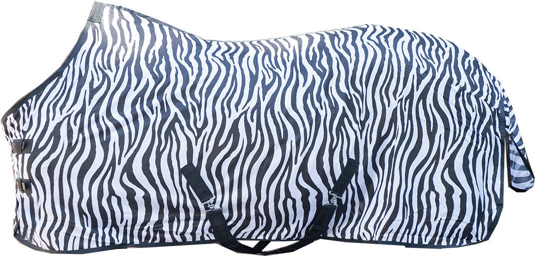 Fliegendecke Zebra – mit Kreuzgurt – Bild 1