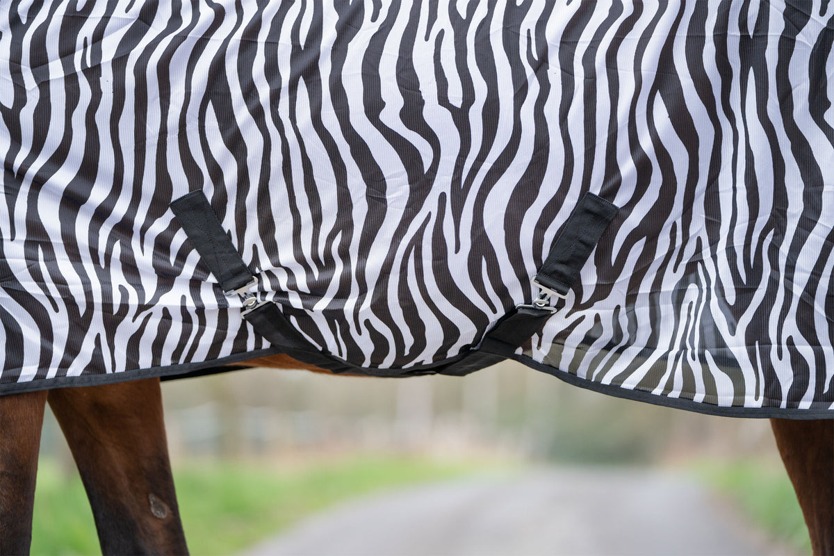 Fliegendecke Zebra – mit Kreuzgurt – Bild 6