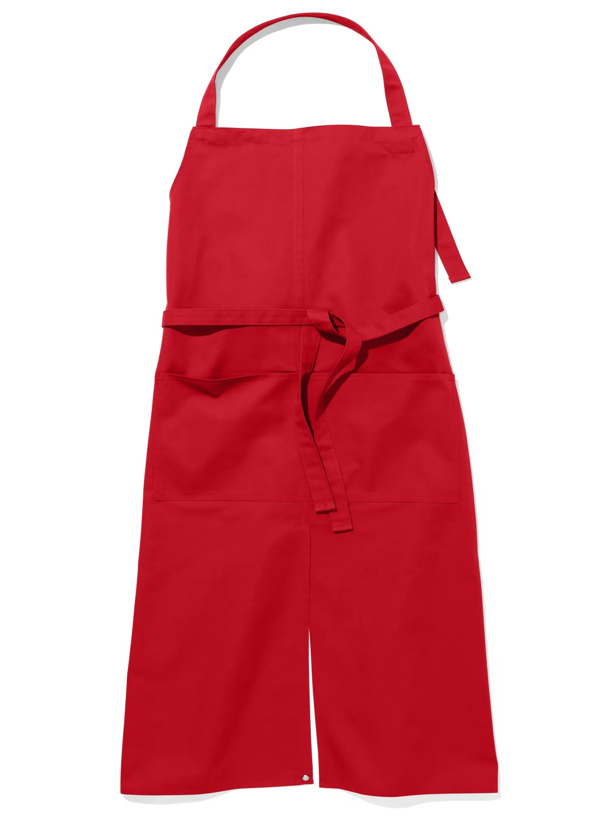 Latzschürze Verona Classic Schlitz Bag 110 × 75 cm mit langem Gehschlitz – rot – Farbcode 4013 – Bild 1