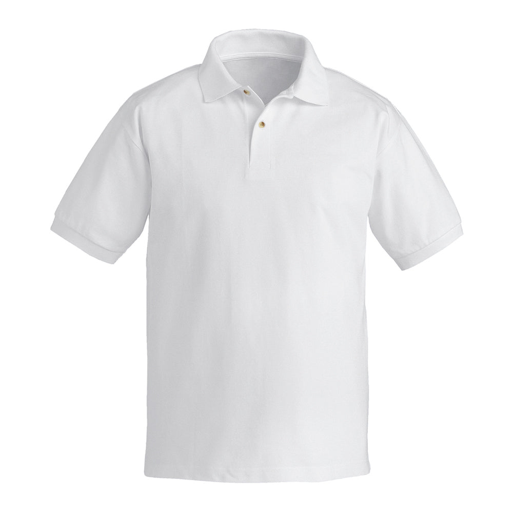 Unisex-Poloshirt Polo – Weiß – Bild 1