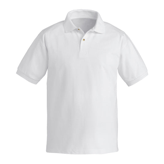 Unisex-Poloshirt Polo – Weiß – Bild 1
