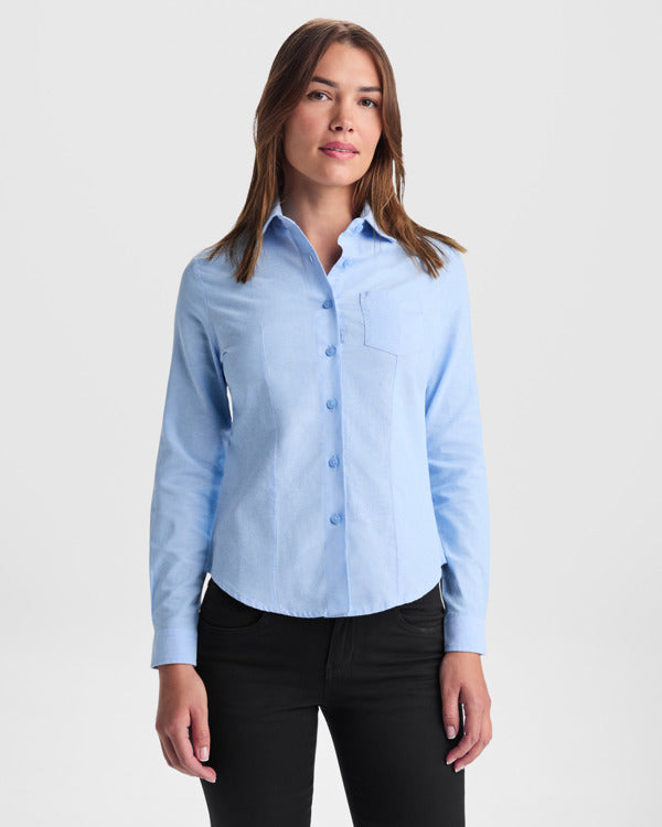HEMDEN OXFORD WOMAN – aus 70% Baumwolle / 30% Polyester, Oxford, 140 g/m². – Bild 2