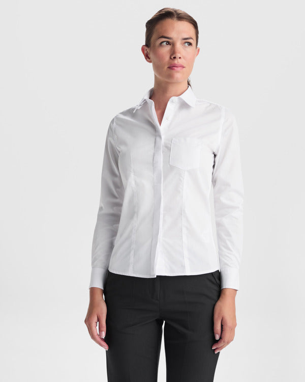 HEMDEN SOFIA L/S – aus 65% Polyester/ 35% Baumwoll-Popeline, 130 g/m². – Bild 3