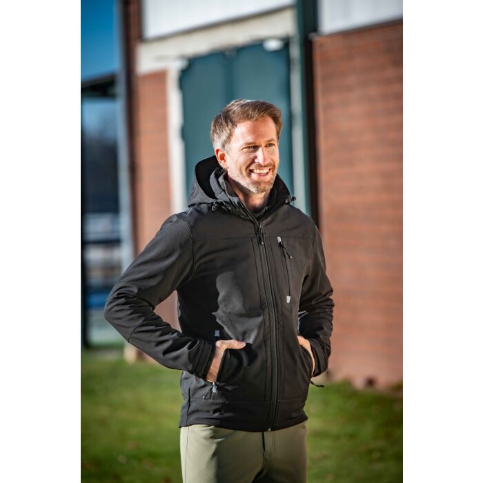 Herren-Softshelljacke Sport – Atmungsaktivität: 3.000 ml per m²/24 Std. – Bild 7