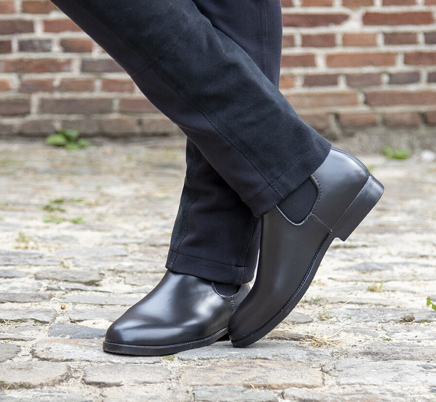 Jodhpurgummistiefel soft/weit – mit Elastikeinsatz – Bild 4
