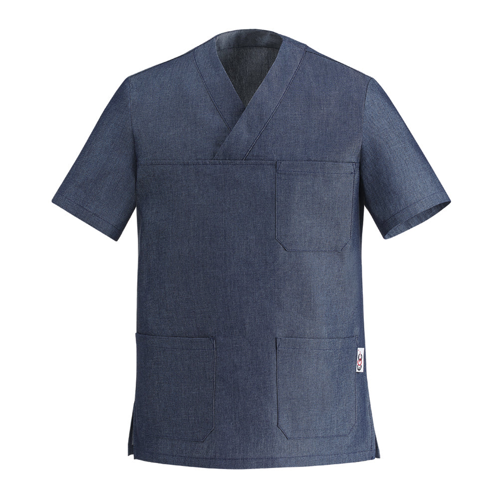 Unisex-Kasack Leonardo – Jeansblau – Bild 1