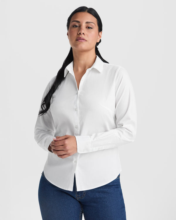 HEMDEN MOSCU WOMAN – aus 97% Popeline Baumwolle / 3% Elasthan, 140 g/m². – Bild 2